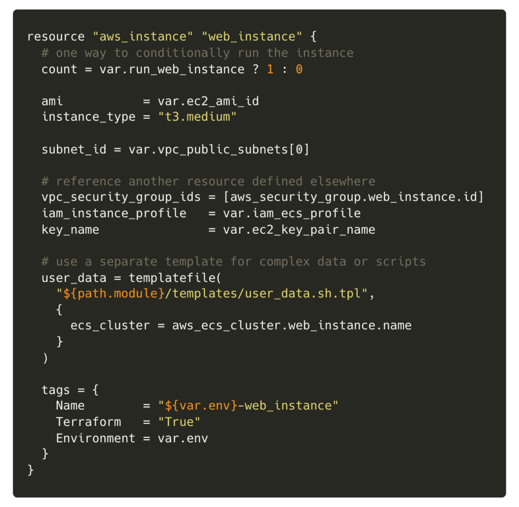 Launching an EC2 instance using Terraform’s configuration language